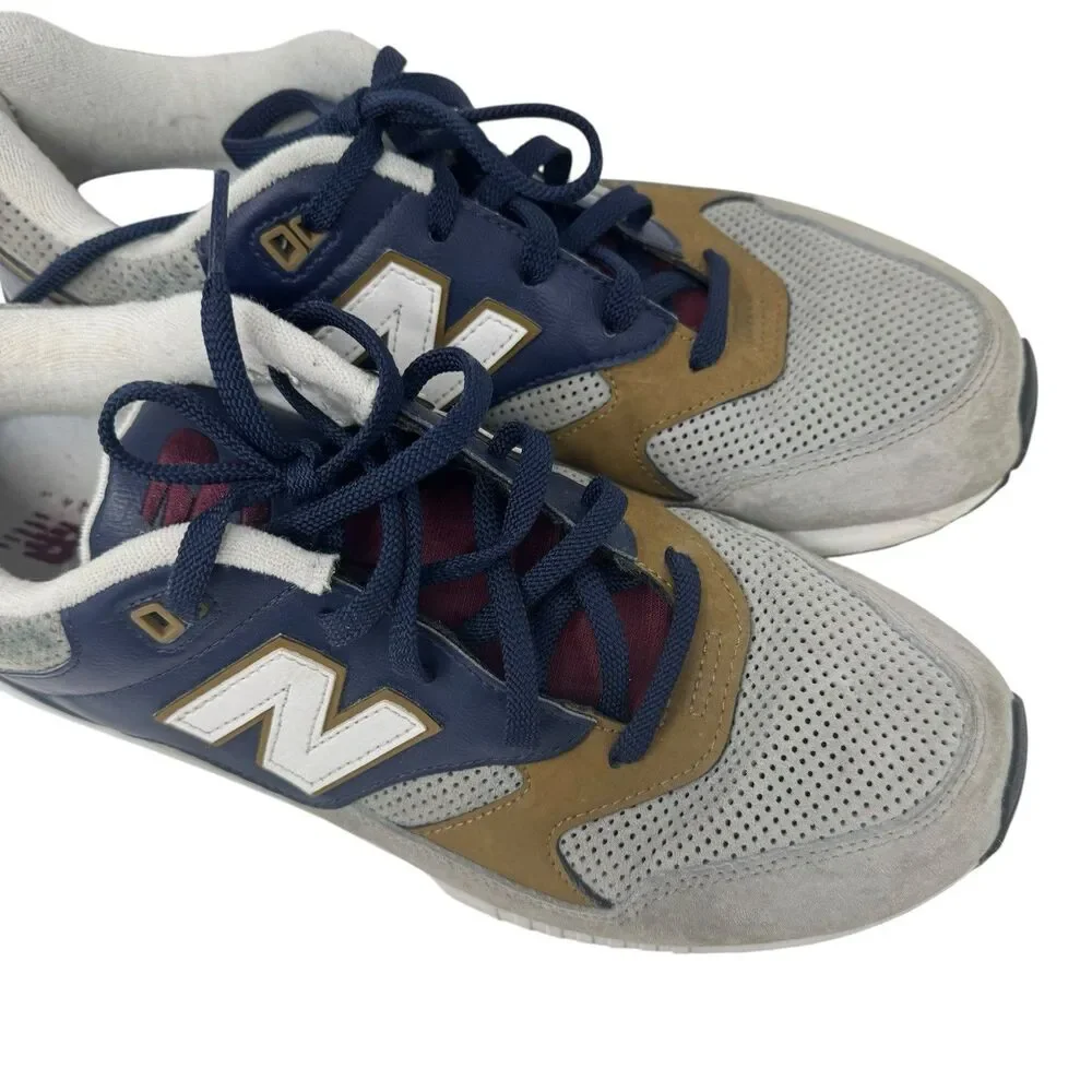 New Balance 530 Explorer Grey Stone Navy Burgundy M530RWB Men’s Size 12 US